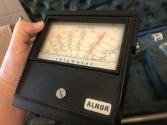 Alnor Velometer Vintage Detection Unit in case lot 1