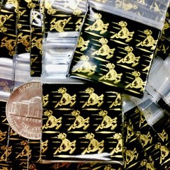 BaggiesSince1987 – 1010 Design Zip Bags METALLIC CHOOSE DSN OR QNTY, READ DETAIL