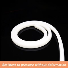 Solid Square Silicone Rubber Strip Sealing Gasket High Temp 4x4mm~30x30mm