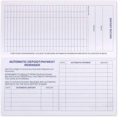 24 PCS Check Registers for Personal Checkbook, Easy to Read Checkbook Register