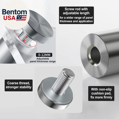 Standoff Screws 1 X 1 Inch 20 Pack Sign Standoff Stainless Steel Stand off Wall