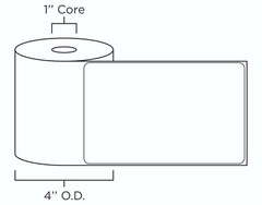 4 Rolls 4×6 Direct Thermal Shipping Labels – 250 per roll – 1000 labels