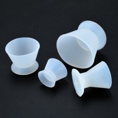 Dental Flexible Lab Silicone Dappen Dish Mixing Cup Suction Rubber No-Stick Bowl