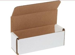 Many Sizes PICK FROM White Cartons Folding Corrugated Mailers 50 100 200 PACKS