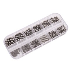 1mm-4.763mm High Precision Bearing Balls Smooth Ball Box Set 304 Stainless Steel