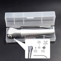 Dental 3 Way Air Water Spray Triple Syringe Handpiece w/ 2 Nozzles Tips Tubes US