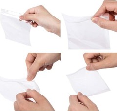 2mil Reclosable Zipper Poly Bags Small-Large MANY Sizes 2×3 3×4 6×9 4×8 10×13