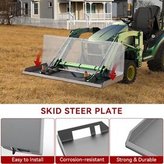 1/2″ Skid Steer Attachment Plate Universal Quick Attach Mount Plate Steel