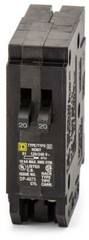 Square D HOMT2020 Homeline 20 amp Twin 1 Pole Tandem Circuit Breaker NEW!!