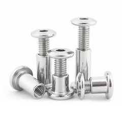 M2,3,4,5,6,8,10 Hex Socket Chicago Screws Sleeve Screw + Nut 304 Stainless Steel