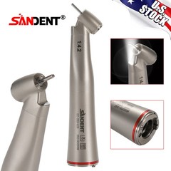 Dental Optic Fiber 1:4.2 Increasing Handpiece 45°Angle Fit FG 1.6mm burs For NSK