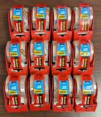 LOT OF 12 ROLLS – SCOTCH HEAVY DUTY SHIPPING PACKAGING TAPE 1.88in x 22.2YD