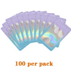 100/200/1000 Mylar Foil Clear Window Resealable Stand Up Bags Zipper Pouch New