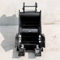 Mini Excavator 200mm Narrow Bucket Attachment W/25mm Pins 7.87in Digging Buckets