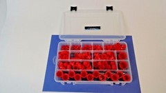 Hydraulic JIC Plastic Cap and Plug Kit Set 164 Pieces 7-Sizes Hydraulic Fittings