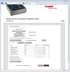Trodat 4911 Custom Address Stamp – 9/16″ x 1-1/2″ – Multiple Ink Colors Availabl