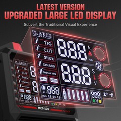 YESWELDER MCT-520 6-in-1 200A MIG/TIG/Stick & 50A Plasma 110V/220V