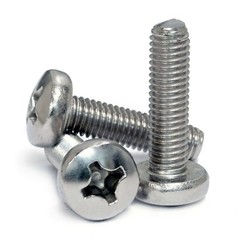 #10-32 Phillips Pan Head Machine Screws, 18-8 A2 Stainless Steel SAE Fine Thread