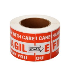 1000 Large 3″x5″ Handle with Care Thank You Fragile Shipping Labels Stickers