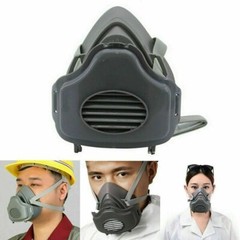 Silicone Half Face Gas Mask Paint Spray Chemical Respirator Reusable 95% Filter