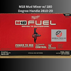 Milwaukee M18 FUEL 2810-20 Mud Mixer with 180° Handle – Brand New – Tool Only