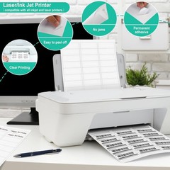 Printable Address Labels, 1″ x 2-5/8″, 30 per Sheet,Mailing Labels for Envelopes