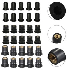 Rubberized Brass Nuts Neoprene Well Nuts Various Sizes High Strength Rubber