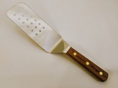 Dexter USA 8X3 Perforated Spatula Turner Stainless Wood Handle PS8698 Factory2nd