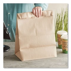 General SK1652 12 x 7 x 17 1/6 BBL Grocery Paper Bags – Kraft (500/Bndl) New
