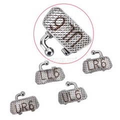 AZDENT Dental Orthodontic Buccal Tube 1st Molar Roth .022″ Bondable Convertible