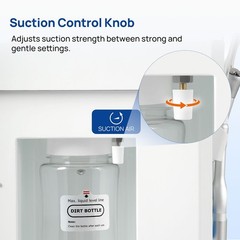 FDA Portable Dental Delivery Unit Suction Air Compressor Cart/ Handpiece kit