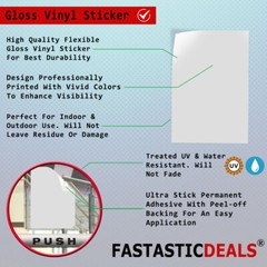 Vertical Vinyl Stickers Paper & Cardboard Please Recycle Security Sign Facility