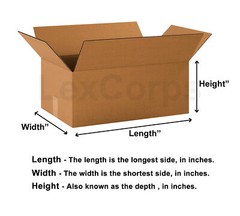 Multi-Depth Shipping Boxes ALL Sizes 32 ECT STRONG