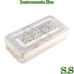 Instruments BOX Perforated Stainless Steel 25x12x5 cm Surgical Instruments