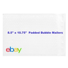 eBay Branded Shipping Supplies Padded Bubble Poly Mailers Envelopes 8.5″ x 10.75