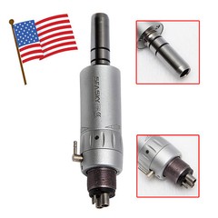 Dental Low Speed Handpiece Contra Angle Straight Air Motor E-type 4 Hole YAD M4
