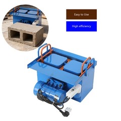 110V 550W Hollow Block Making Machine 2 Holes Brick Size 15.74X7.87X7.87inch