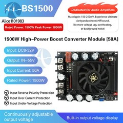 900W 1500W 3000W Adjustable Boost Module Audio Amplifier Dedicated Power Supply