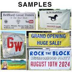 Custom Banner Sign – Quality Digital Print – Fast Shipping USA