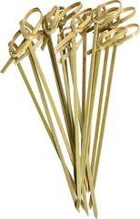 100 COUNT ROYAL 4″ BAMBOO KNOT COCKTAIL/APPETIZER PICKS