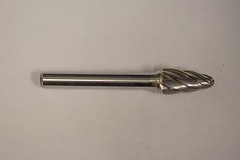 SF3NF Aluminum Tree Shape Carbide Burr Bur Cutting Tool Die Grinder Bit 1/4″