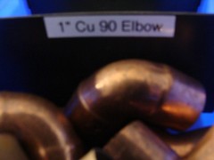 1″ COPPER 90 DEGREE SWEAT ELBOW 1″ x 1″, 1 INCH X 1 INCH LOT OF 5