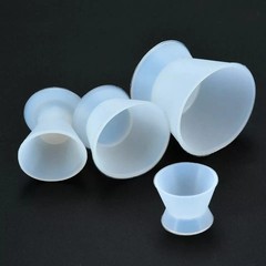 4 Size Dental Lab Silicone Rubber Mixing Bowls Cup No-Stick Flexible Dappen Dish