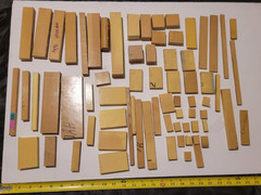 Hydlar Z End Cuts Various Sizes 5 1/2 Pounds of Materials in Lot