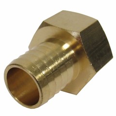 NEW BRASS 1 IN. FNPT X HOSE BARB STRAIGHT FITTING FOR 1 IN. ID HOSE NIB