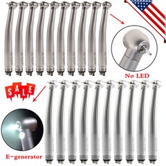 1-10 Yabangbang Dental (LED E-generator) High Speed Handpiece 4/2 Hole Fit NSK