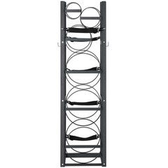 3-Shelf Refrigerant Cylinder Rack 12.79×12.99×47.12in 3x30lb + 3xSmall