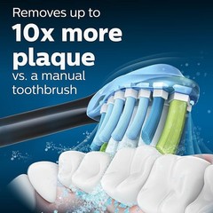 4-Pack Genuine Philips C3 Premium Plaque Control Brush Heads C3-black-HX9044/17