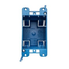 10-Pack 1-Gang Electric Outlet/Switch Box 14 Cu In ETL Old Work Remodel Blue