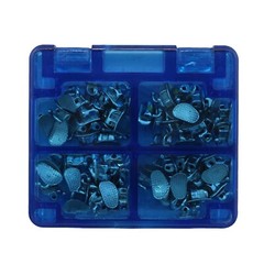 80pcs Dental Orthodontic Buccal Tubes 1st 2nd Molar Roth MBT 022 3G Bondable